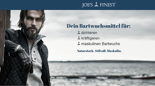 Joe's Finest Bartwuchsmittel