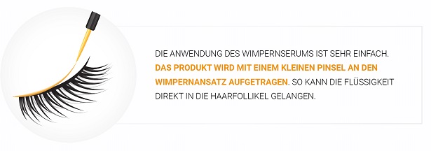 Nanolash Wimpernserum Anwendung
